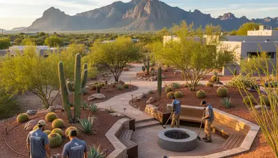 Scottsdale, AZ landscaping services for desert lawns, irrigation, and outdoor property maintenance