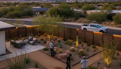 Scottsdale, AZ landscaping service for desert yard design and maintenance