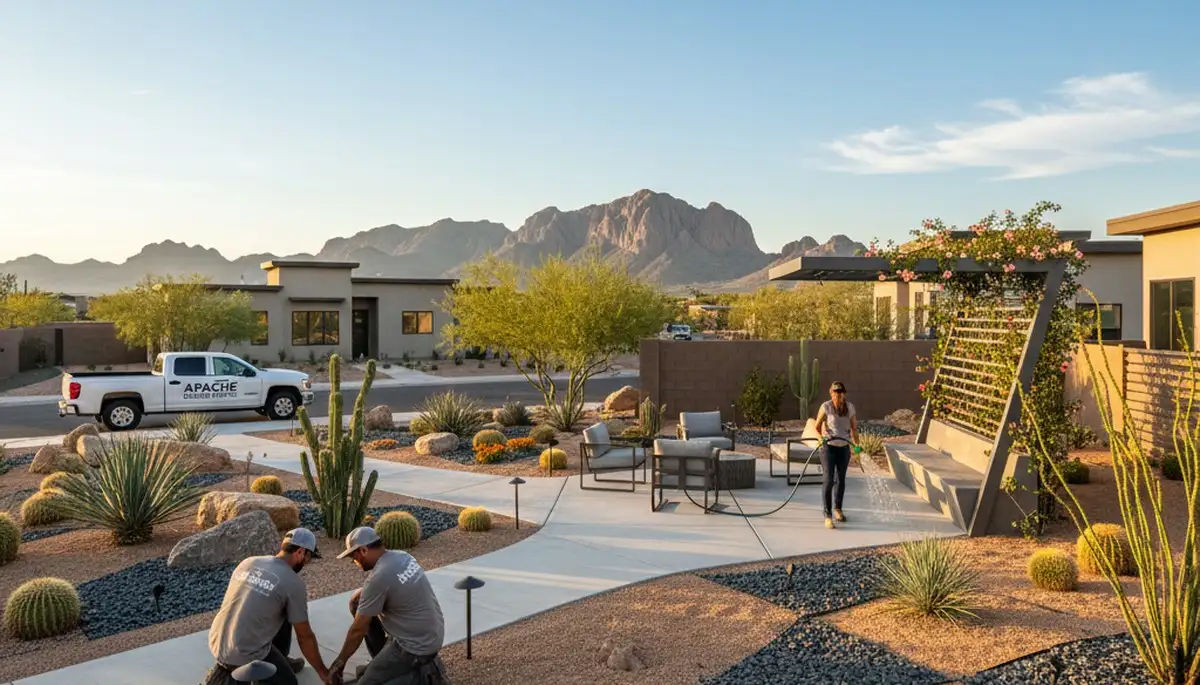 Scottsdale, AZ landscaping service for residential and commercial landscape design and maintenance