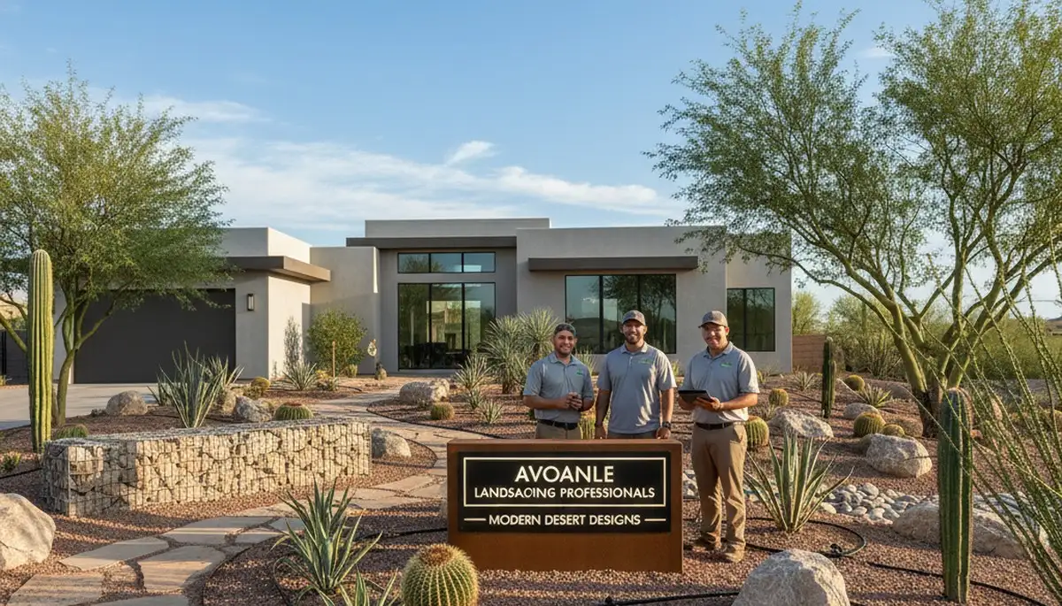 Scottsdale, AZ landscaping service for desert yard design and maintenance