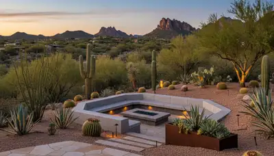 Scottsdale, AZ landscaping service for desert yard design and maintenance