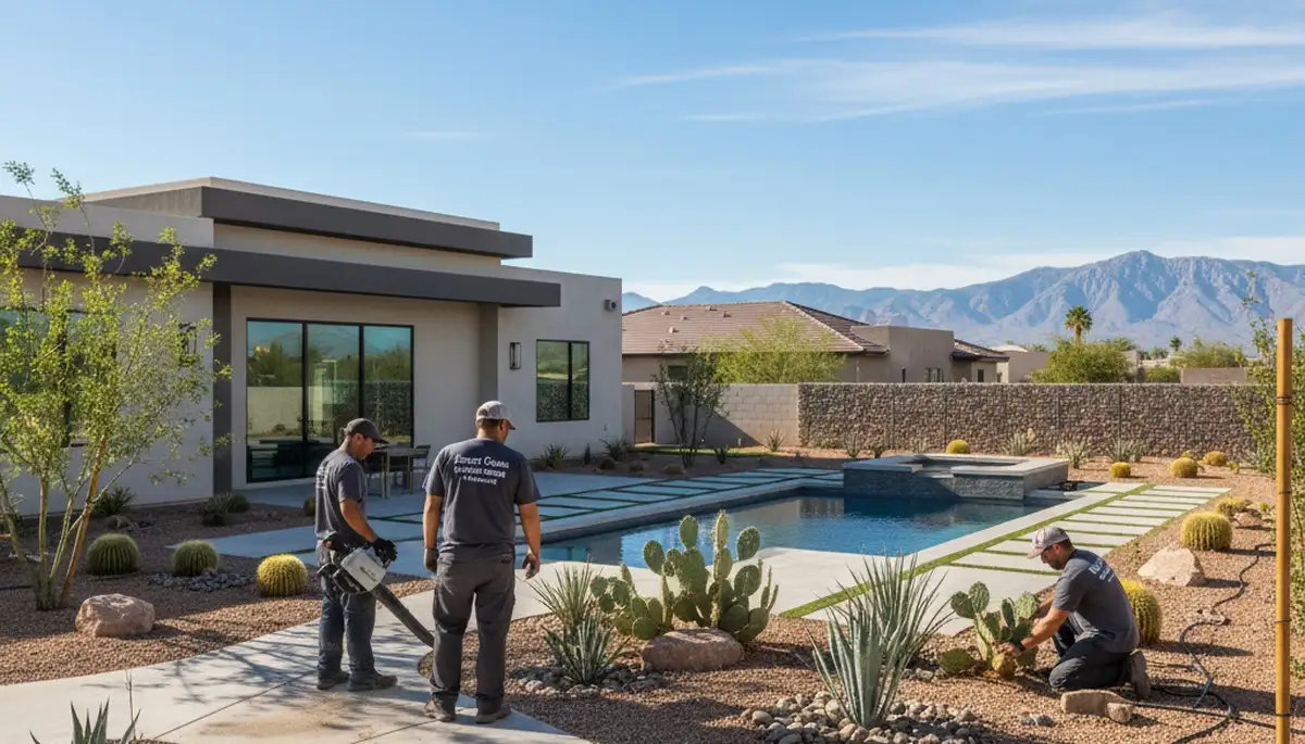Scottsdale, AZ landscaping service for desert yard maintenance and outdoor property care