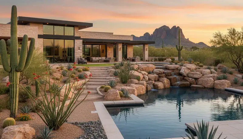 Scottsdale, AZ landscaping services for residential and commercial outdoor spaces