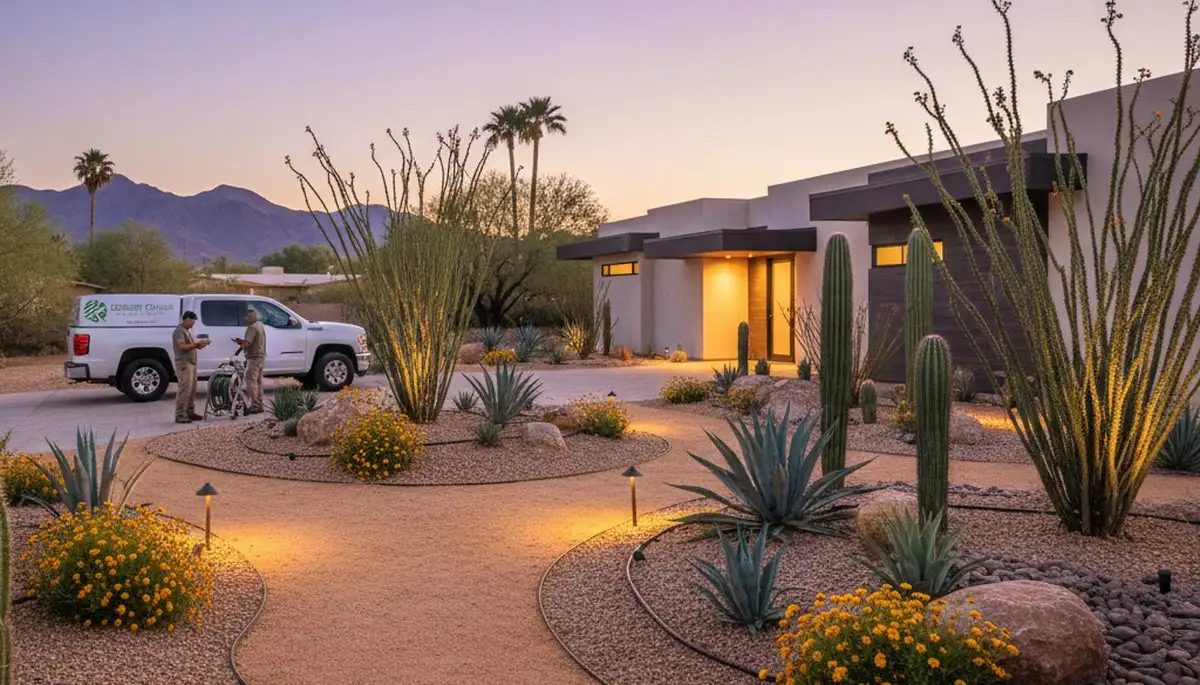 Landscaping services in Scottsdale, AZ for desert yards and outdoor property care