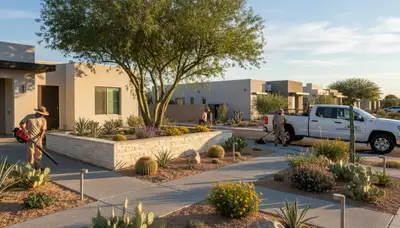 Landscaping services in Scottsdale, AZ for desert lawn care and outdoor property maintenance