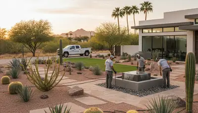 Scottsdale, AZ landscaping service for residential and commercial outdoor maintenance and design