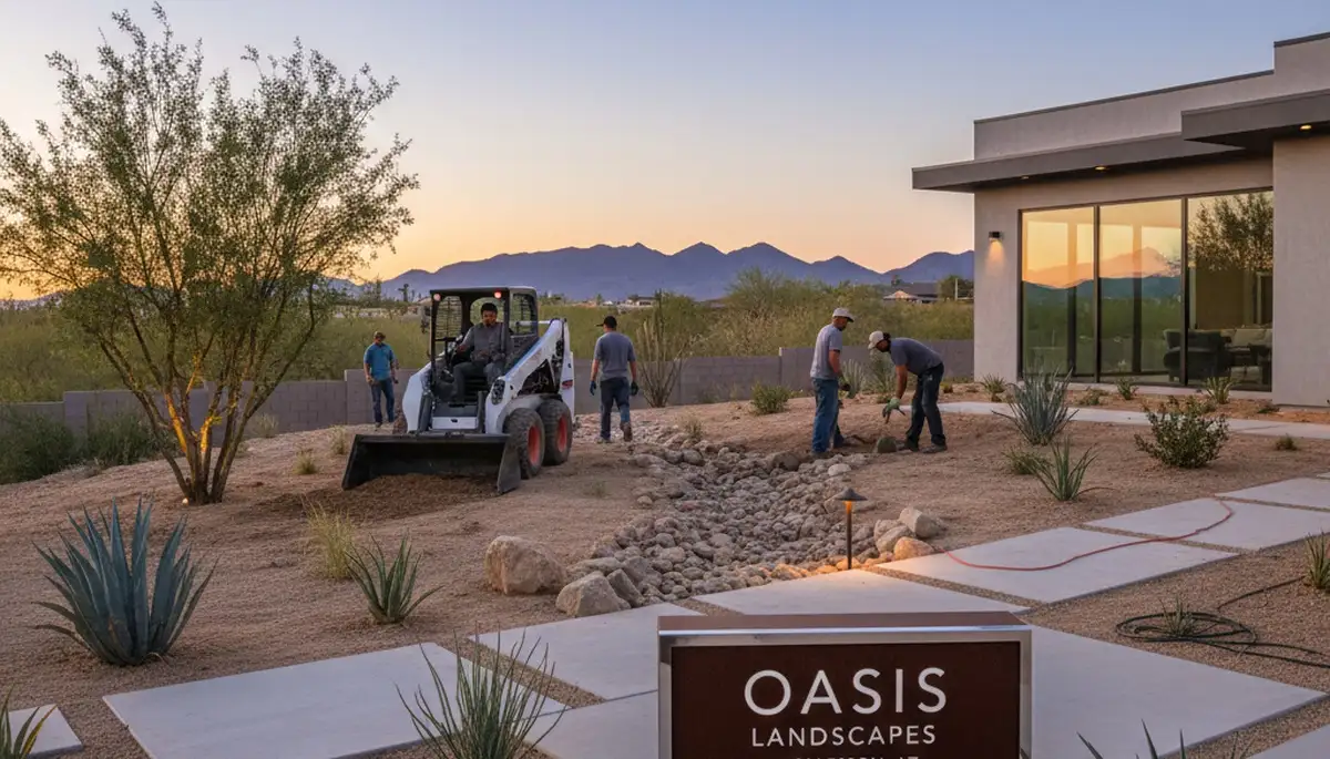 Scottsdale, AZ landscaping service for residential landscape design and maintenance